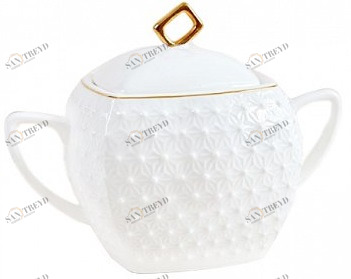 Сахарница с ручками The snow Queen 500 мл КОРАЛЛ THE SNOW QUEEN 029645 Белый 