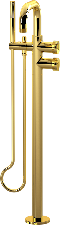 E-11557-R1AU-L1BB-AU Смеситель напольный отдельностоящий (внешняя часть) GRAFF MOD+