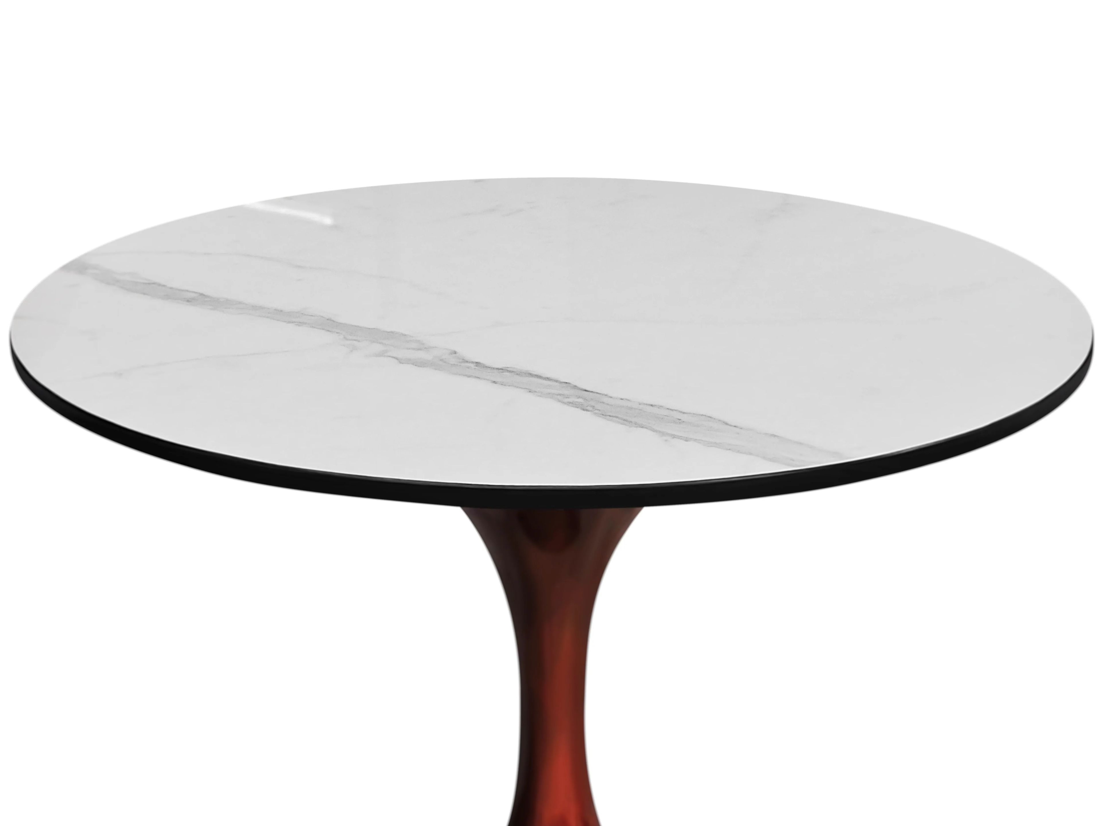 Обеденный стол из стекловолокна и мрамора GANSK MELODY ARCH-00105763 - Вид №5
