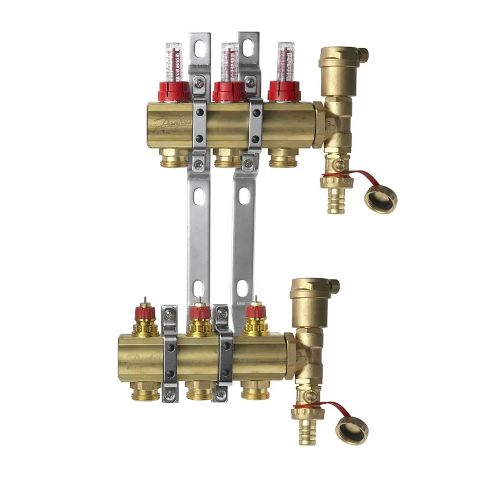 Комплект коллекторов Danfoss FHF-3F 3 контура 82199821 STLM-2082610 