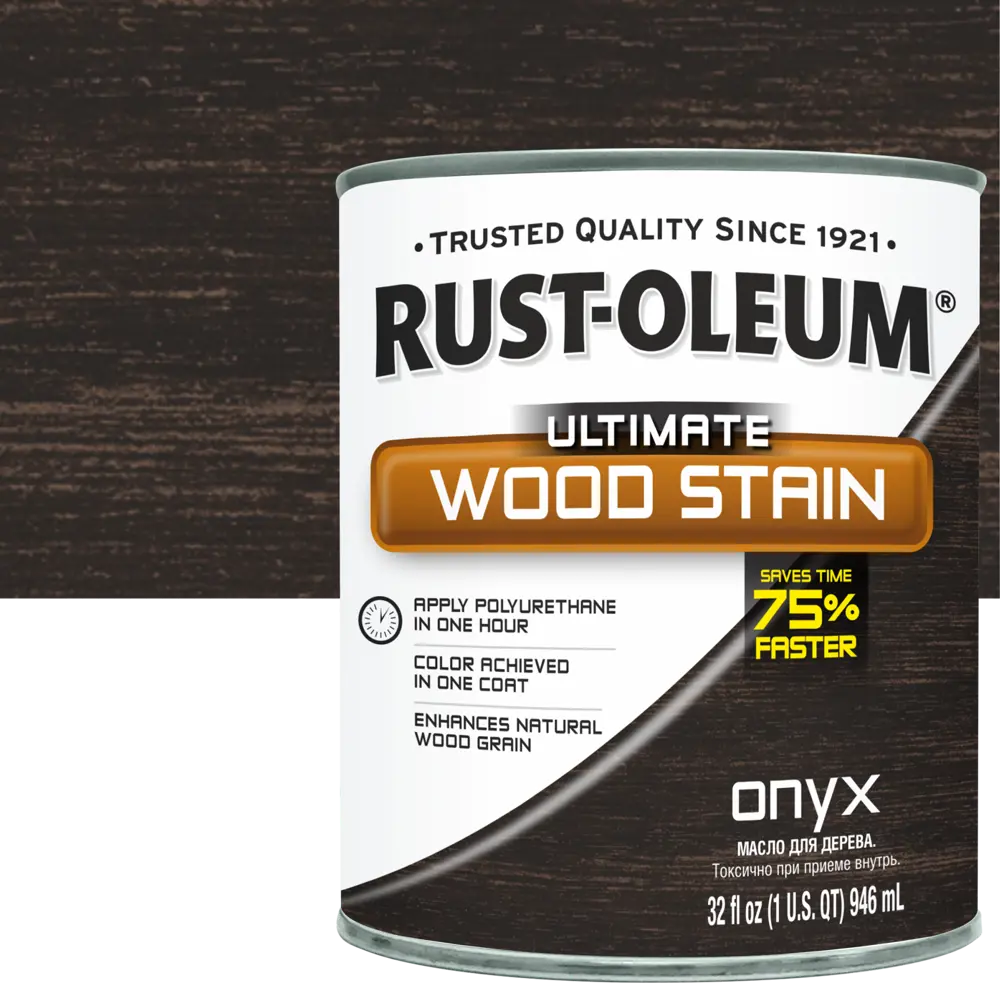 Масло тонирующее Ultimate цвет оникс 0.946 л 82482335 STLM-2071784 RUST-OLEUM 
