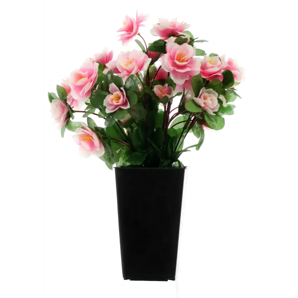 89356264 Искусственное растение в горшке азалия h30 см цвет розовый STLM-0953859 Santreyd 