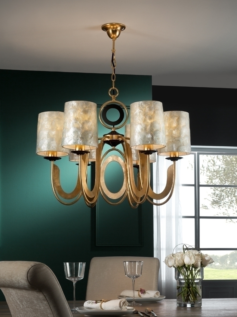 033332 Люстра 6L золотая Schuller Eden - Вид №1