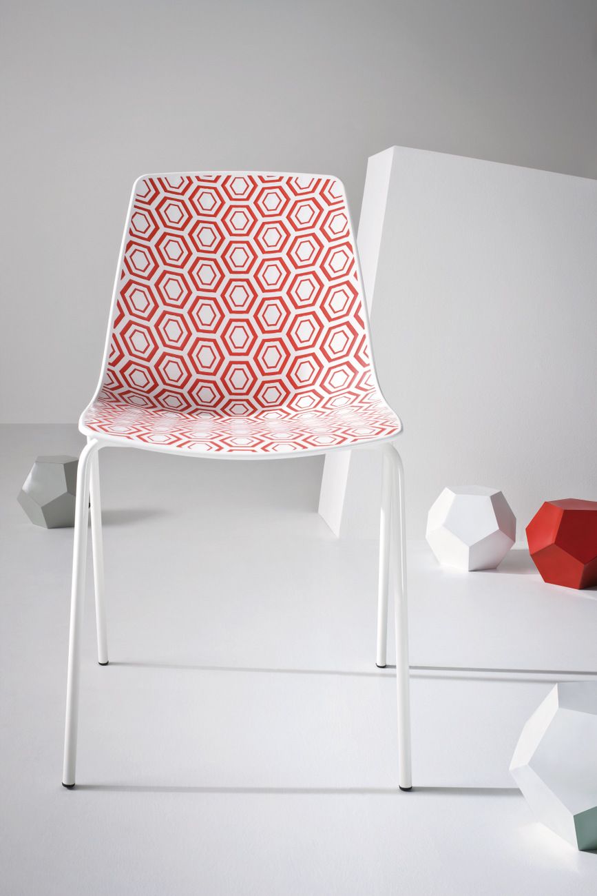 Стул инженерного пластика с металлическим каркасом GABER Альгамбра ARCH-00029501 - Вид №8