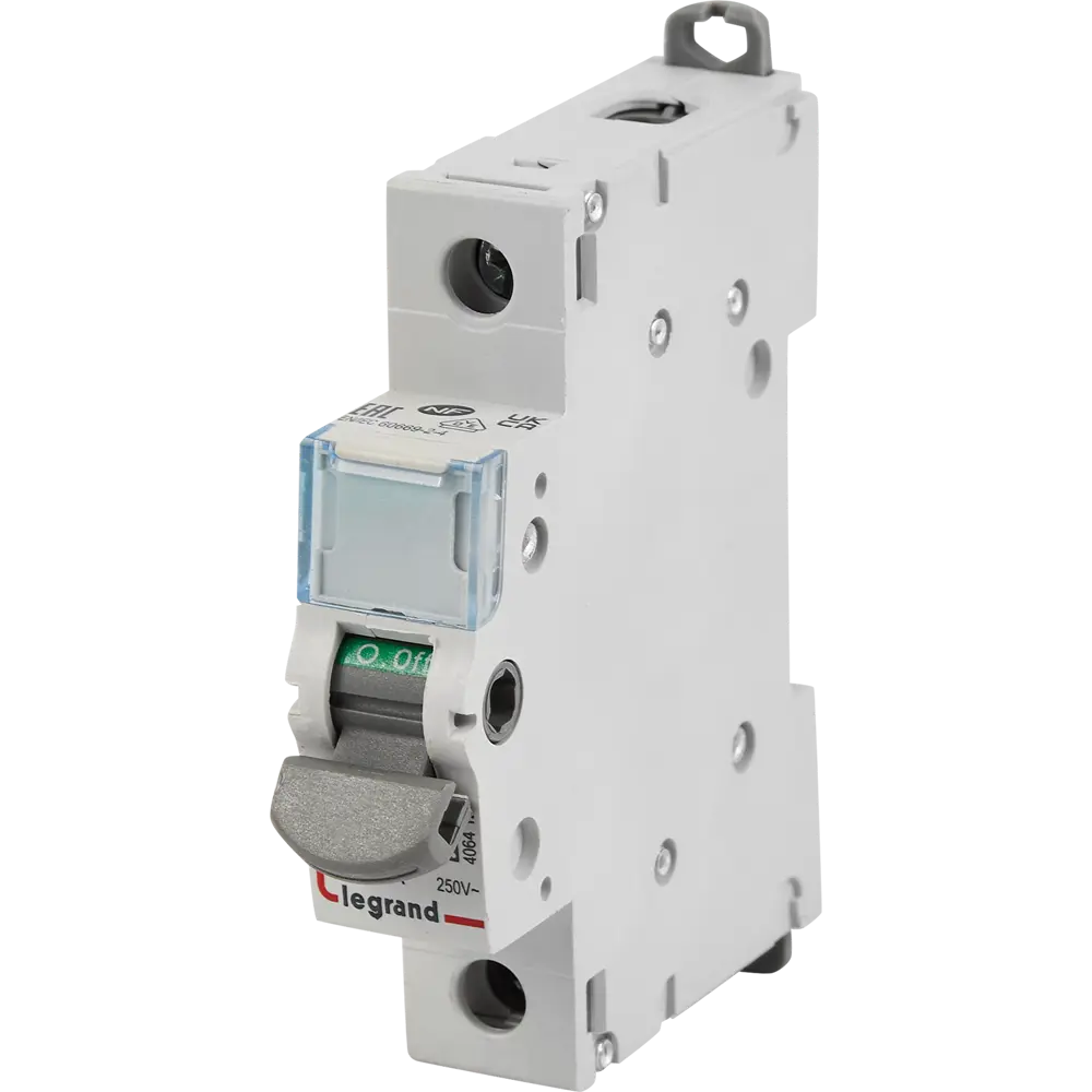 Автоматический выключатель Legrand DX³ 1P 63А для надежной защиты сети 85118874 STLM-1116644