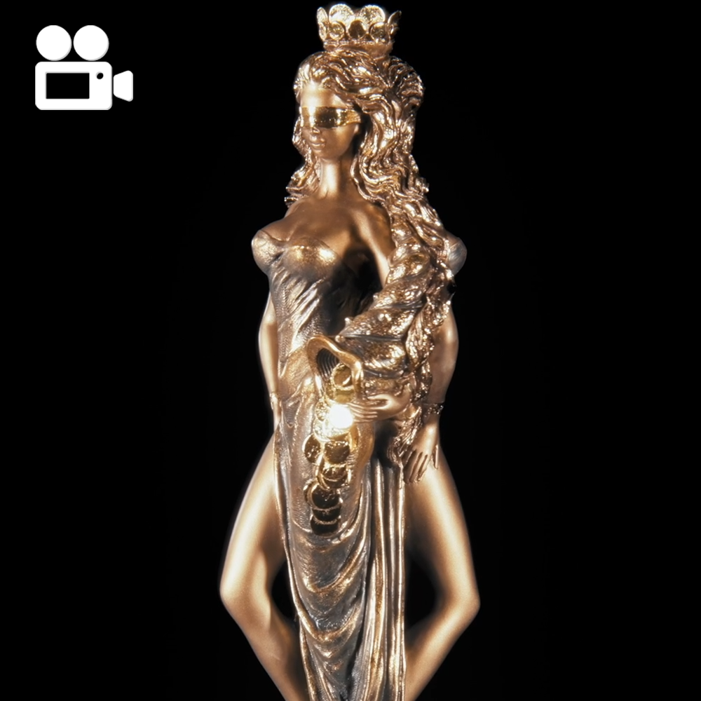 22414 Статуэтка Фортуна 6 Бронза BOGACHO 4627138239780