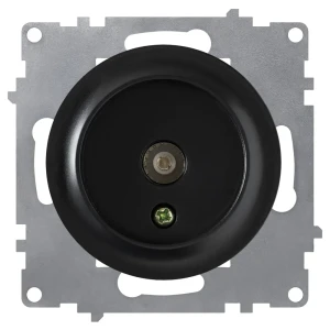 ТВ-розетка встраиваемая Onekey Florence, цвет чёрный