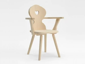 SIPA Деревянный стул с подлокотниками Monaco