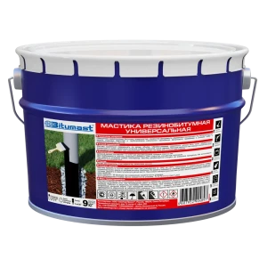 Мастика гидроизоляционная Bitumast резинобитумная универсальная 9 кг