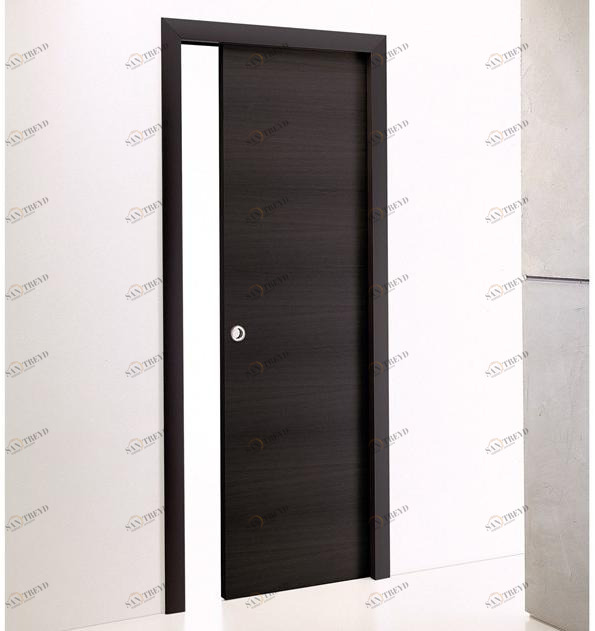 Longhi Карманная раздвижная дверь из дерева Aluminiun chic – doors Serie 31