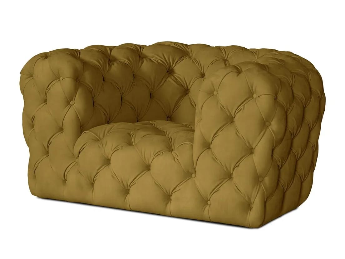 Капитонное кресло с подлокотниками Baxter Chester moon ARCH-00037269