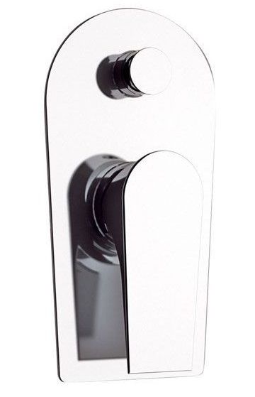 DV612-CR Daniel Diva, однорычажный встраиваемый смеситель для душа с дивертером на 2 выхода, цвет хром Santreyd