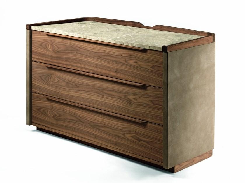 Arte Brotto Комод из ореха и мрамора Leonardo L335m - Вид №2
