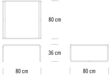 Thonet Низкий журнальный столик для гостиной B 20 sun-id-1358176 - Вид №5