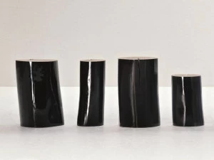 Gervasoni Низкий круглый журнальный столик для гостиной Log + news