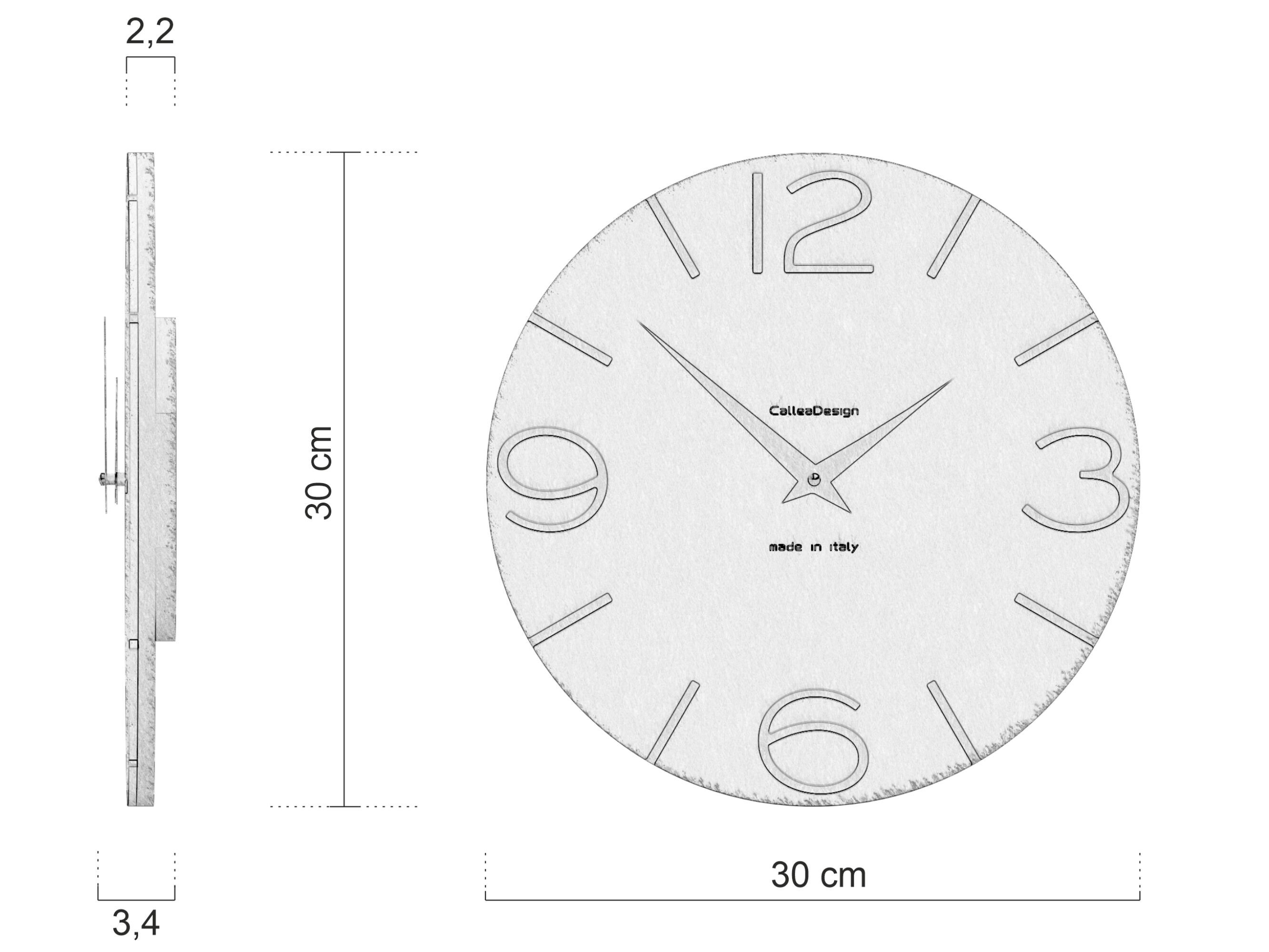Настенные часы MDF CalleaDesign SMILE ARCH-00042629 - Вид №4
