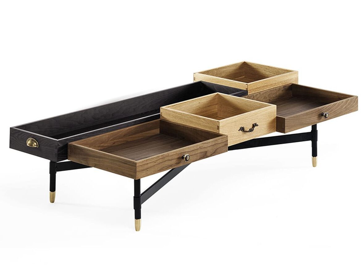 Низкий журнальный столик из массива дерева Mogg THE DREAMERS ARCH-00145668