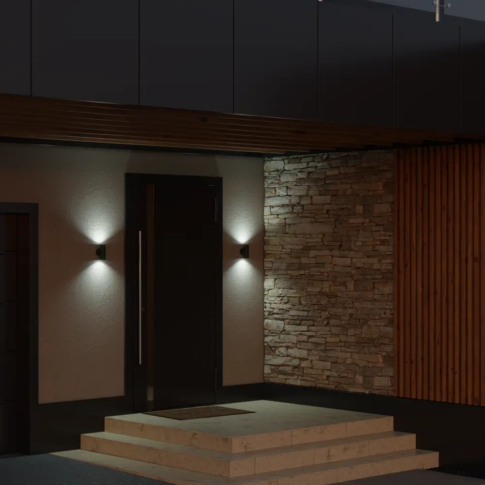 Светильник уличный настенный Apeyron 35 Вт IP54 цвет серый STLM-2126241 - Вид №5