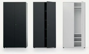 Fantin Офисный шкаф с металлическими распашными дверцами Essenza