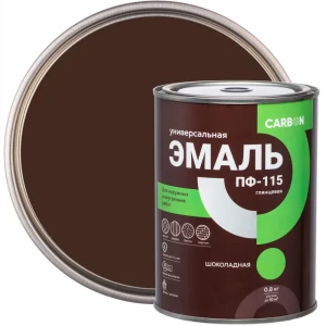 Эмаль ПФ-115 Carbon глянцевая цвет шоколадный 0.8 кг 82739758 STLM-2065190