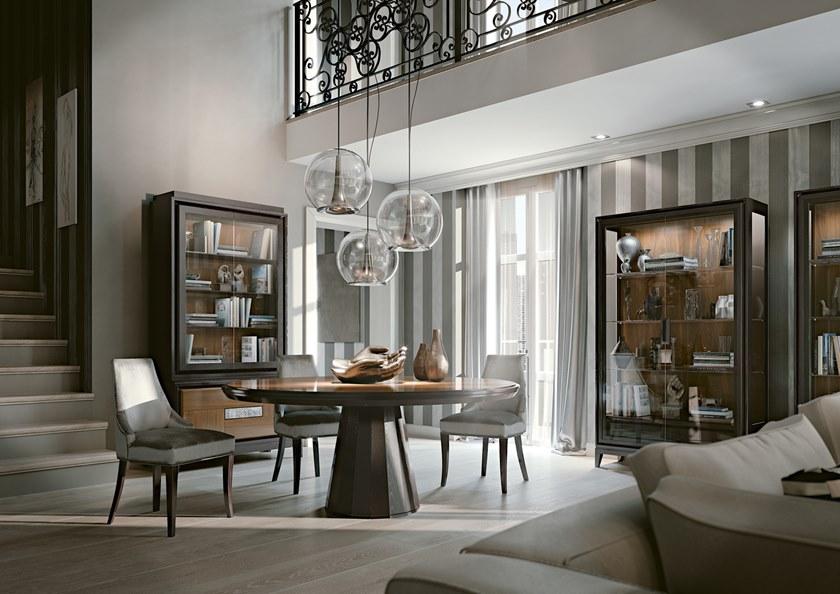 Arte Brotto Круглый деревянный стол Segreti S693 - Вид №3