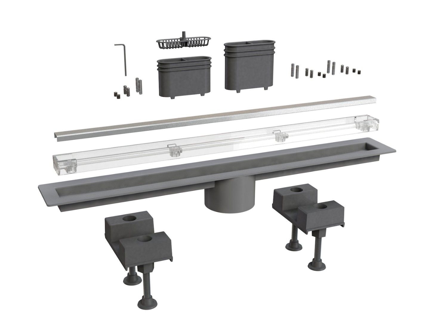 Слив для душа из нержавеющей стали Bonomini Canalissima ARCH-00060137 - Вид №1