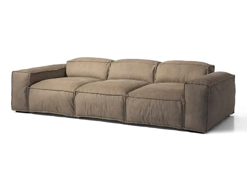 3-местный кожаный диван Mantellassi 1926 Placido ARCH-00100847 - Вид №1