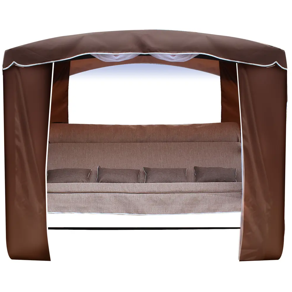 Качели садовые Amsterdam 4-х местные шоколадный Santreyd Качели сад.4-х местные STLM-2041147 - Вид №2