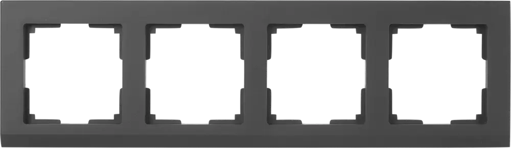 Рамка WERKEL Stark для 4 розеток — элегантное решение для современного интерьера 82125381