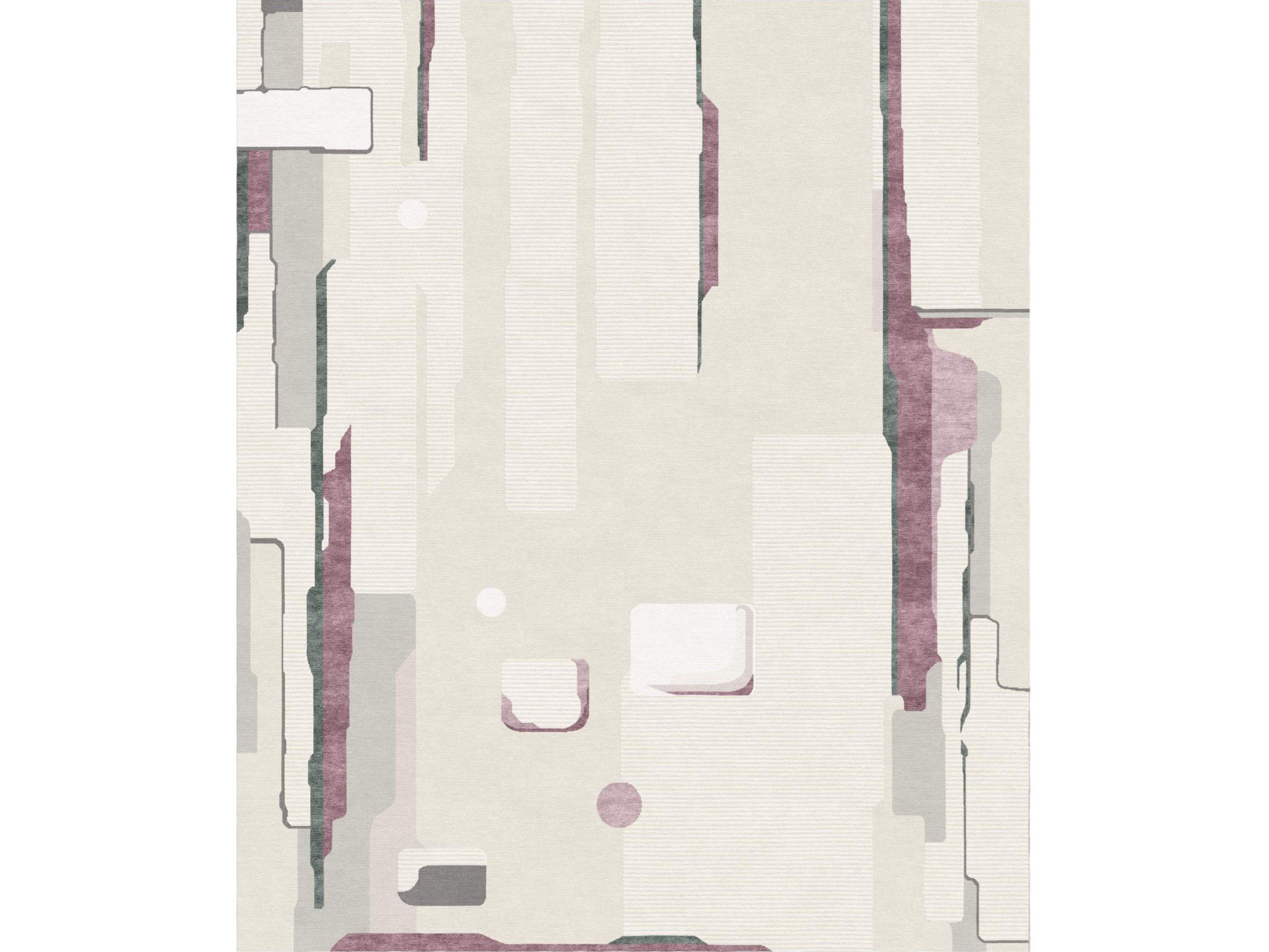 Прямоугольный ковер ручной работы Tapis Rouge абстракция ARCH-00125306 - Вид №1