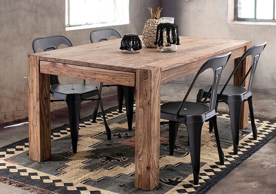 Деревянный выдвижной стол Sheesham BIZZOTTO SUNDERLAND ARCH-00153380 - Вид №2