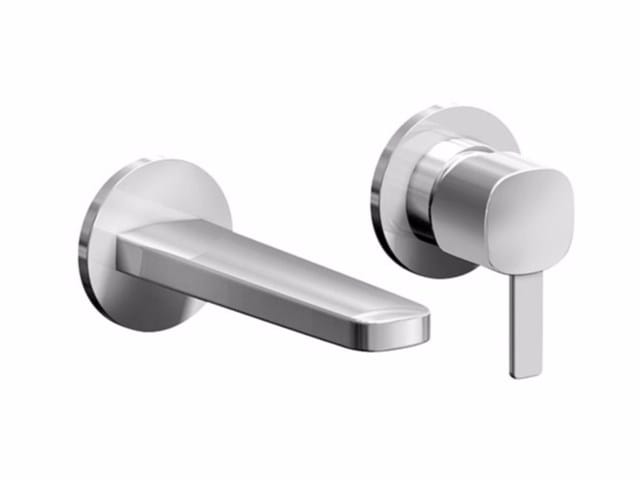 Настенный смеситель для раковины с 2 отверстиями Fantini Rubinetti Lamè ARCH-00118117 - Вид №1