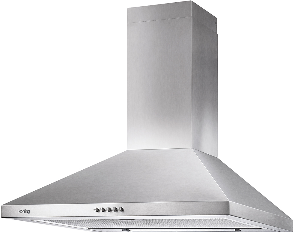 KHC 6431 X Вытяжки / каминная, 60 см, 400 м3/ч, механическое управление, 4 режима, нержавеющая сталь Korting Santreyd  - Вид №1