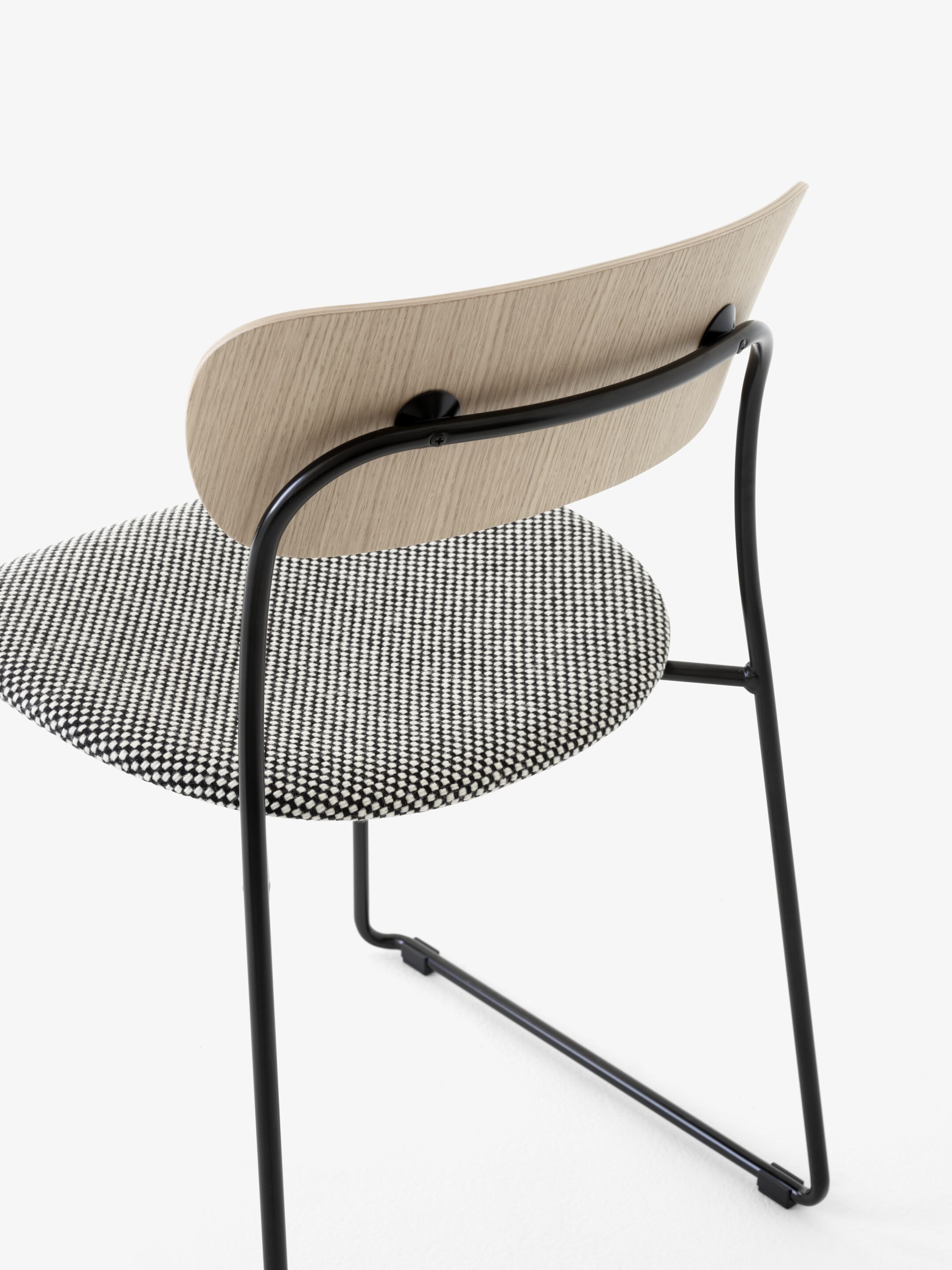 Деревянный стул сани с мягким сиденьем &Tradition Pavilion ARCH-00124210 - Вид №7