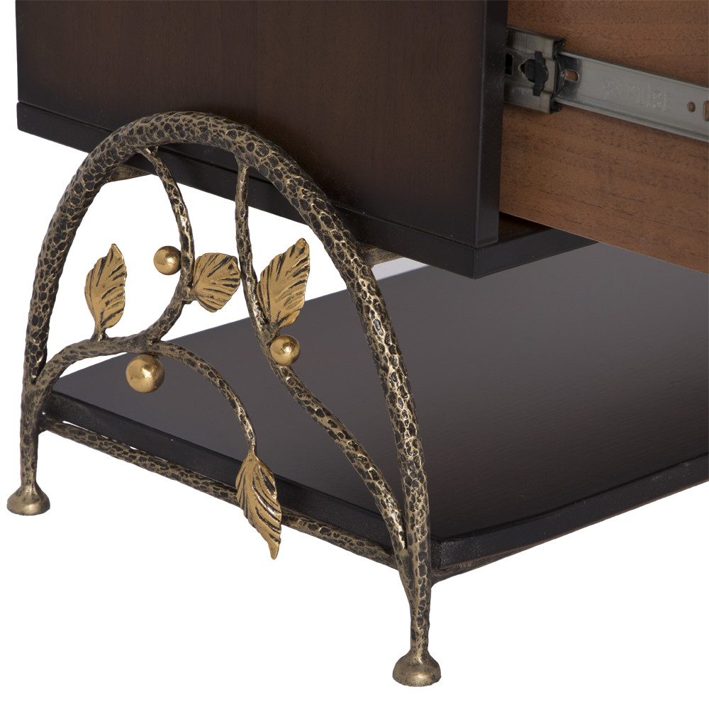 14079 Банкетка Терра Каштан Амбер BOGACHO 4627196590441 - Вид №3