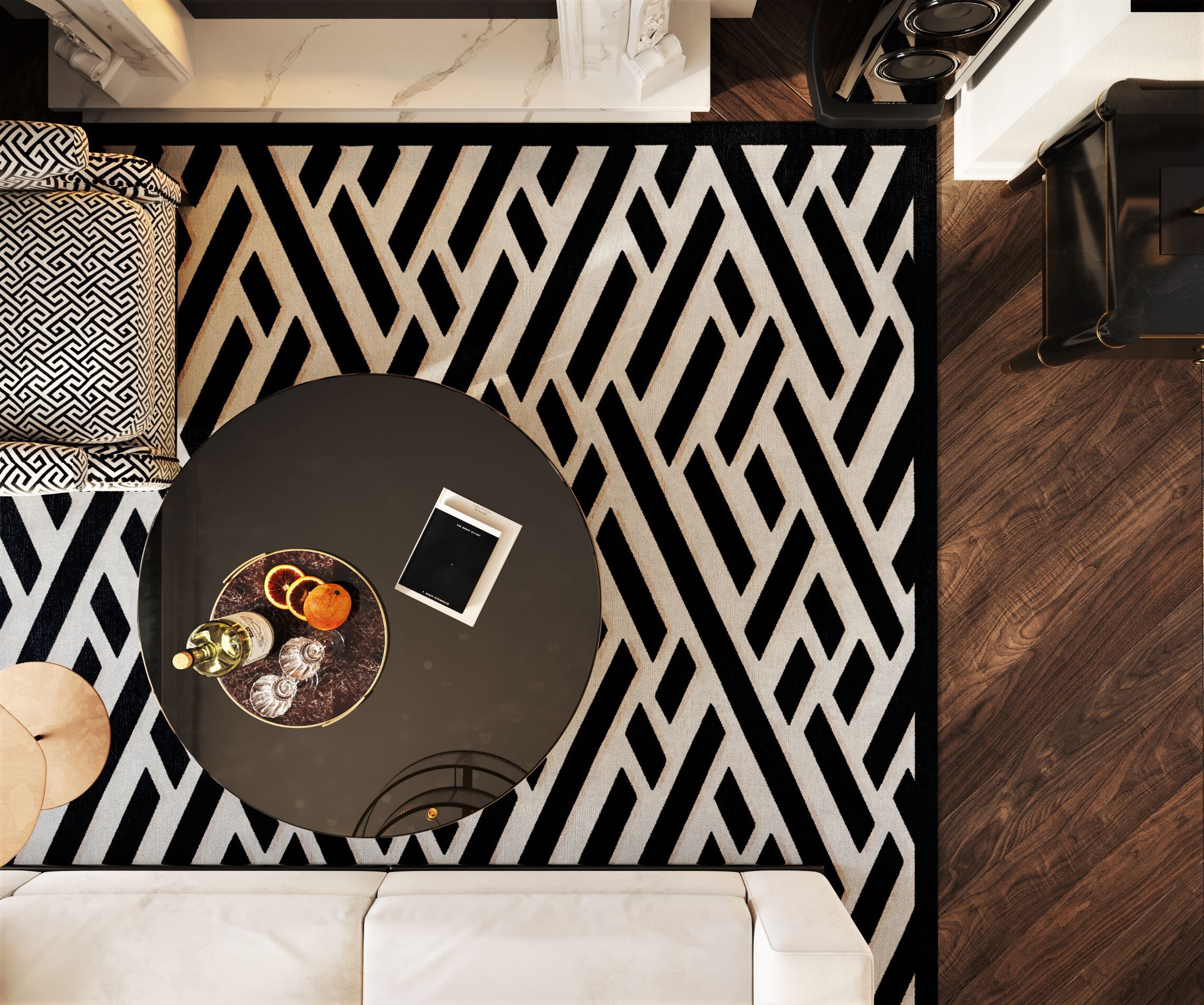 Прямоугольный ковер ручной работы Tapis Rouge Симфония ARCH-00147801 - Вид №1