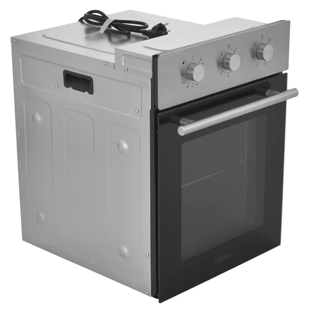 Встраиваемый духовой шкаф Zugel ZOE604X 45x59.5x60 см конвекция цвет черно-серый 89453987 STLM-2080662  - Вид №3