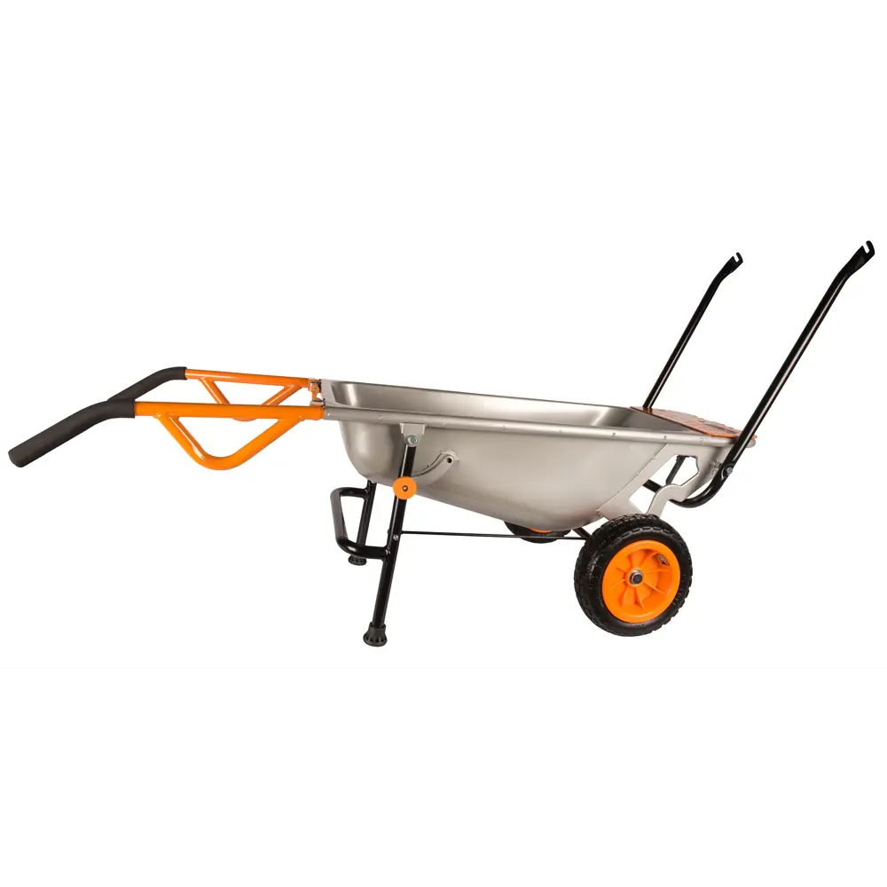 Тачка садовая двухколесная 135 кг/67 л WORX WG050 Aerocart STLM-2038935 - Вид №2