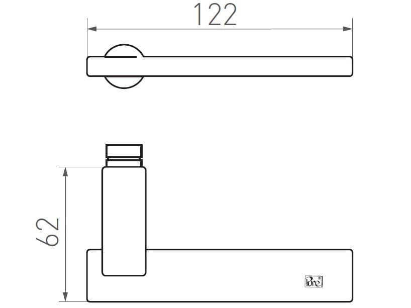 Бронзовая ручка Dauby Pure® ARCH-00123242 - Вид №7