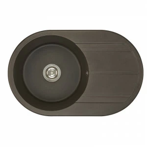 1A712932AI280 Мойка кухонная прямоугольная AQUATON АМИРА