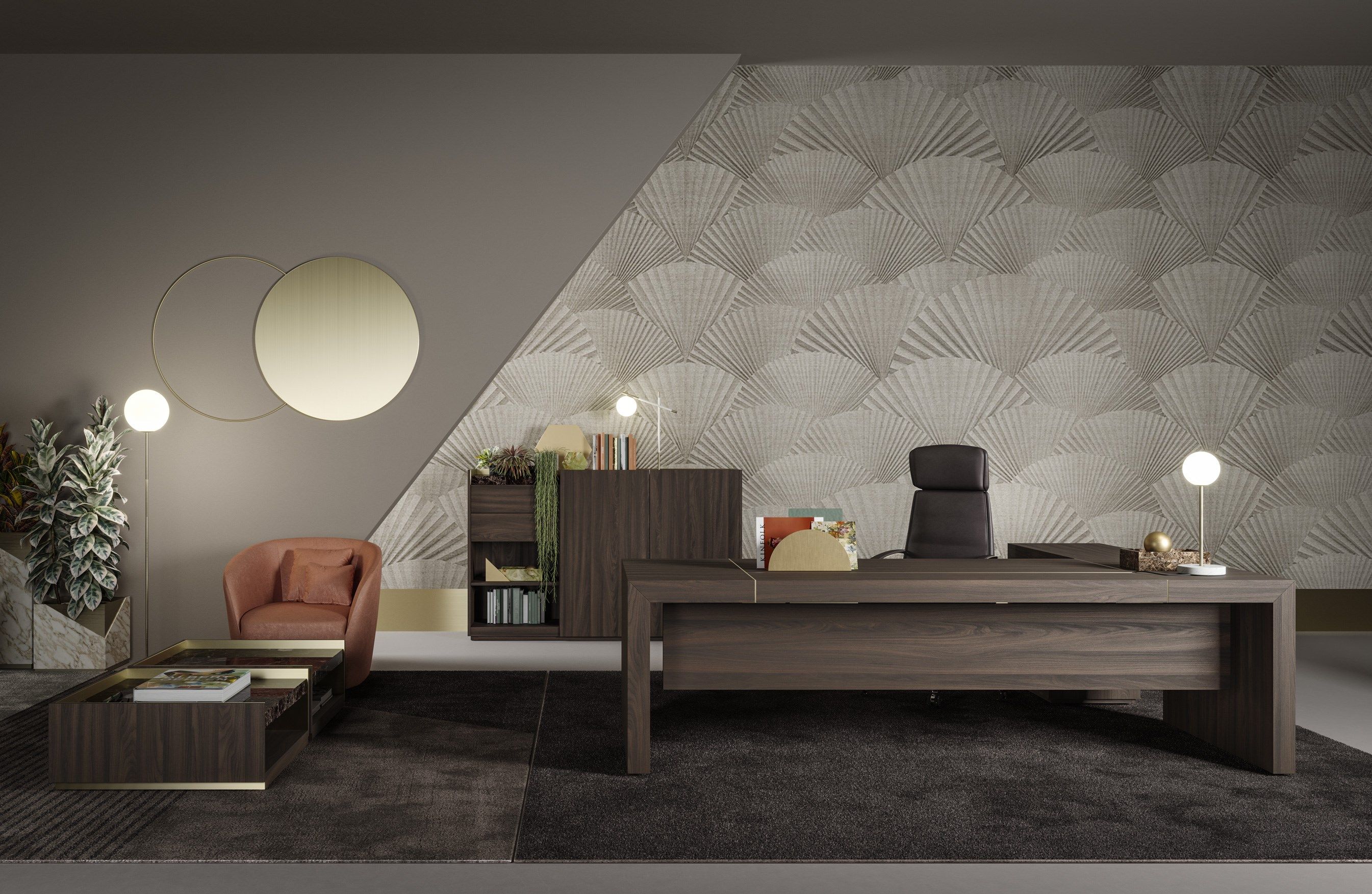 Деревянный исполнительный стол PROF Block 2.0 ARCH-00126139 - Вид №28