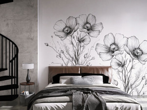 Обои с цветочными мотивами