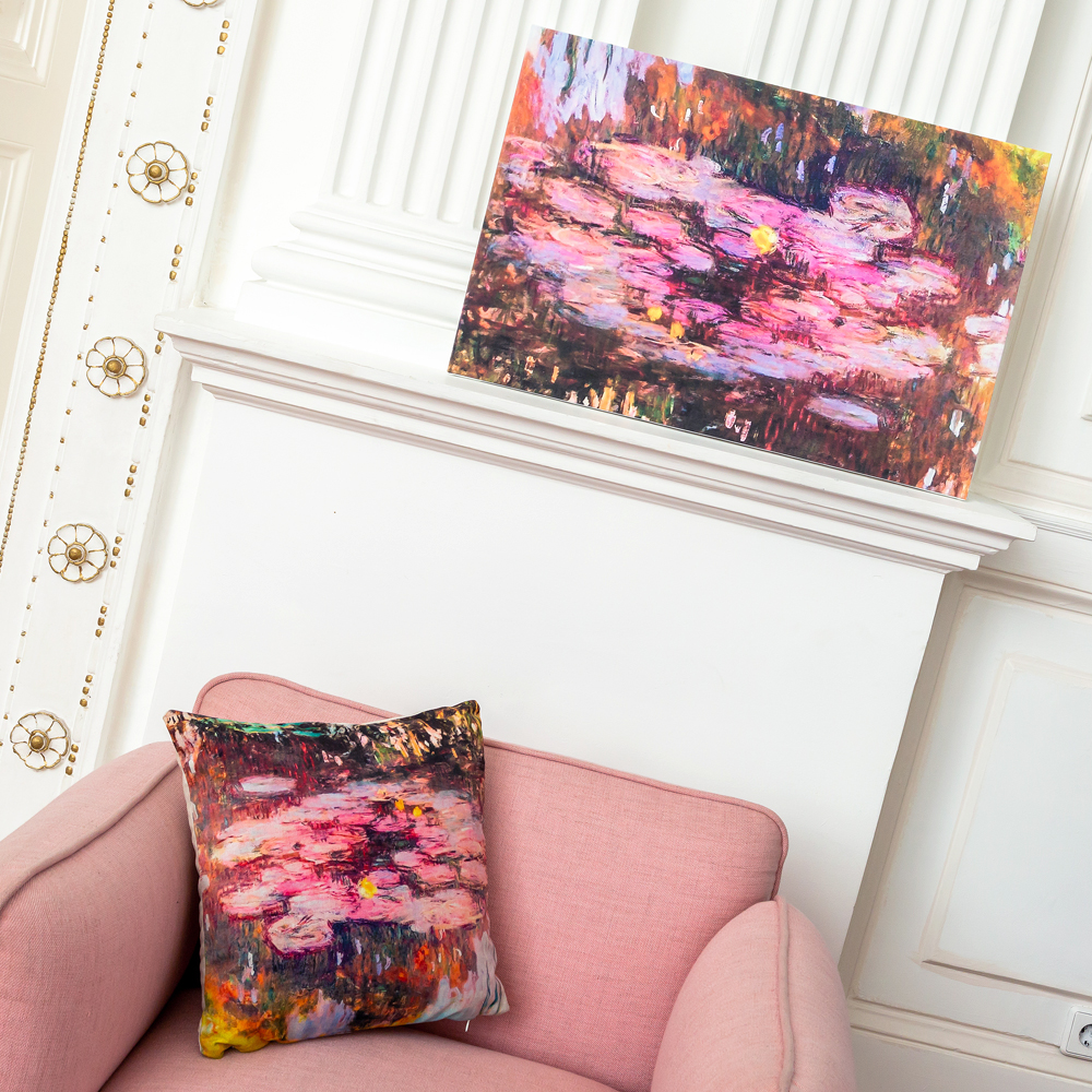 4113111 Арт-подушка «Водяные лилии, 1917» Object Desire  - Вид №2