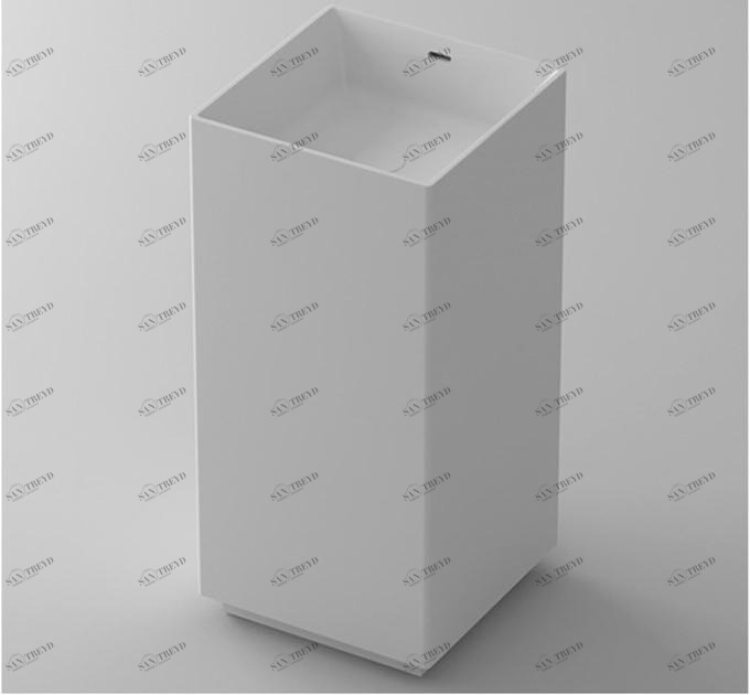 Sa0508 Напольная раковина стоящая овальная Blu Bathworks® METRIX