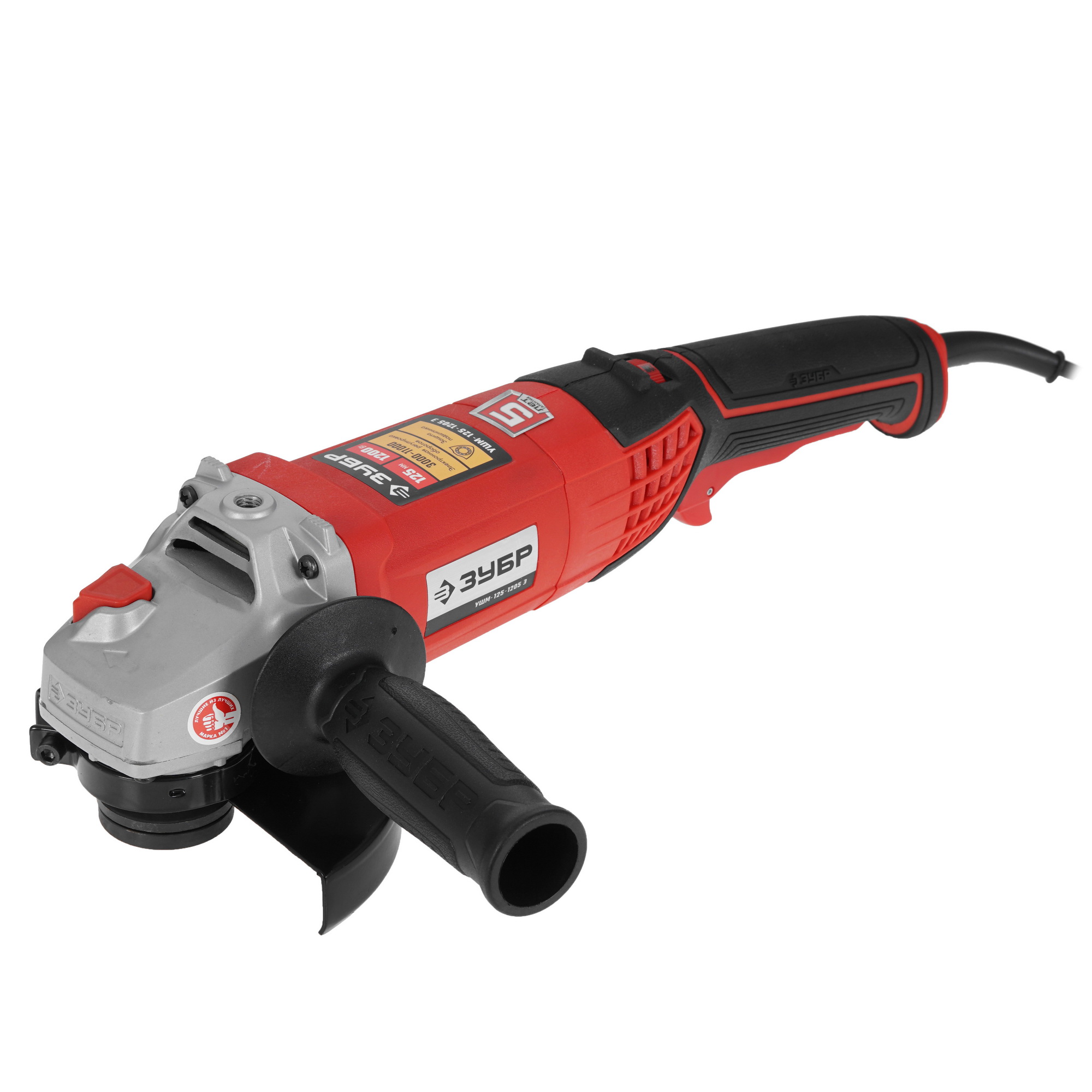 Углошлифовальная машина (УШМ) Зубр УШМ-125-1205 Э 9963653 STDN-0147959