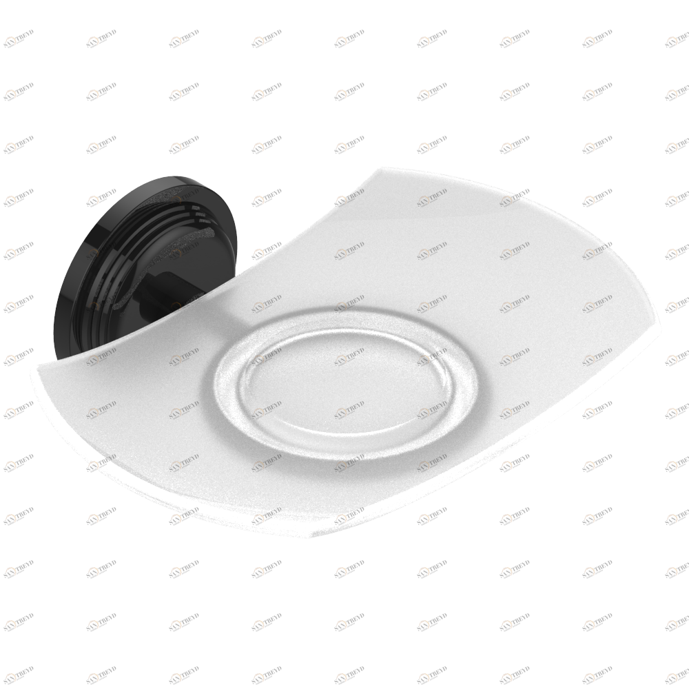 U9S-500 Мыльница стеклянная настенная Thg-paris Grand central с ручками-рукоятками с белым ониксом Покрытие PVD бронза U9S-500 CAT.F