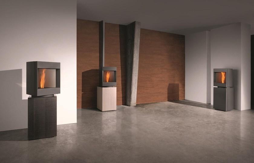 Stûv Вращающаяся печь на гранулах из стали и дерева sun-id-1432893 - Вид №5