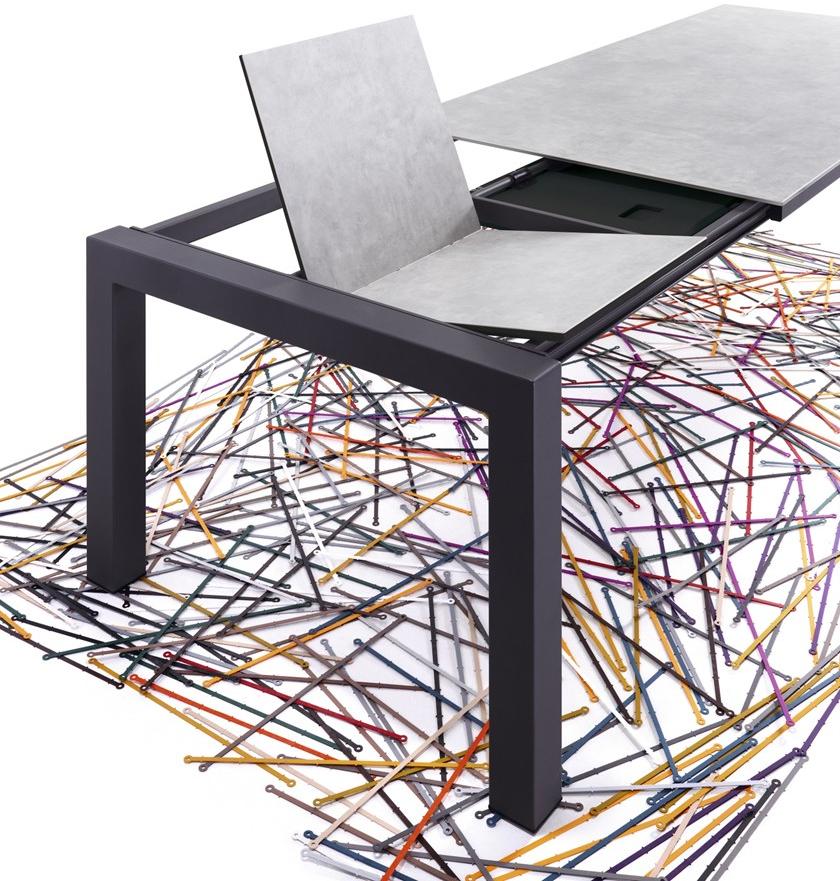 MOBLIBERICA Раскладной прямоугольный керамический обеденный стол sun-id-1451642 - Вид №3