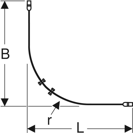 500.946.00.5 Угловая душевая перегородка IDO Showerama 10-4 Geberit  - Вид №2