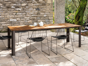 Прямоугольный садовый стол